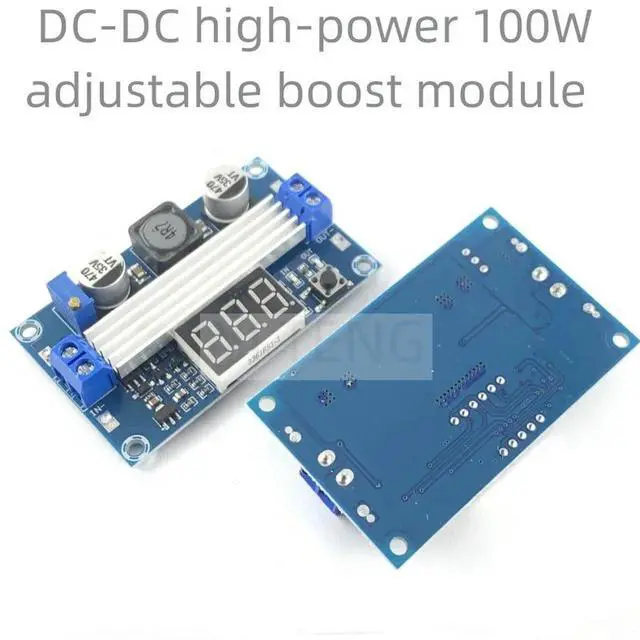Main image of DC-DC high power 100W 3.0~35V boost 3.5~35V with digital display voltmeter adjustable boost module upgraded version