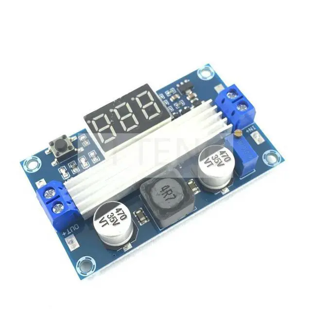 Alt view image 3 of 3 - DC-DC high power 100W 3.0~35V boost 3.5~35V with digital display voltmeter adjustable boost module upgraded version