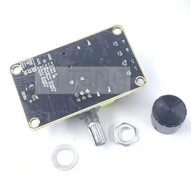 Alt view image 2 of 3 - 5V PAM8406 digital power amplifier board DIY small speaker, 5W+5W dual-channel stereo Class D power amplifier module