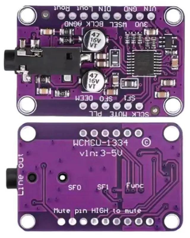 Main image of (In stock) CJMCU-1334 UDA1334A module I2S Stereo Decoder I2S Stereo Decoder