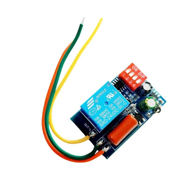 Alt view image 2 of 3 - 1Pcs YS-RT220K delay switch AC110V~250V mini power on delay time relay for bathroom fan countdown wall switch