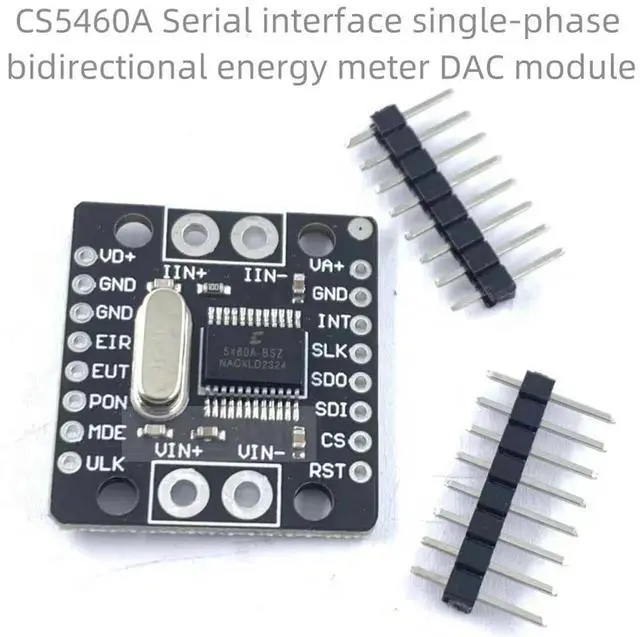 Main image of MCU-5460 CS5460A serial interface single-phase bidirectional power energy metering module