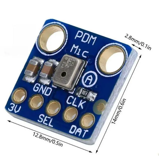 Alt view image 2 of 3 - MP34DT01 High Sensitivity PDM MEMS Microphone Module. Simple Pulse Density Modulation Output (I²S interface, SNR 61dB)