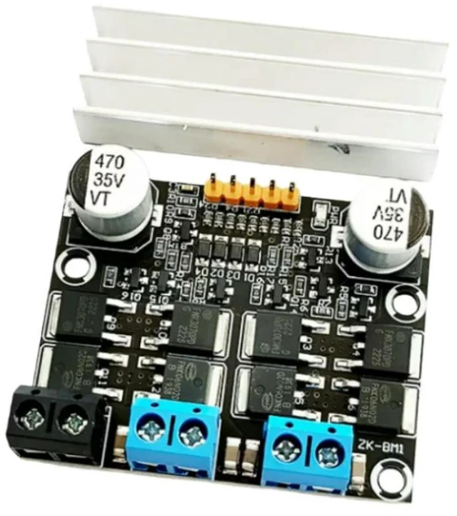 Alt view image 3 of 3 - 1Pcs 10A dual DC motor drive module forward and reverse PWM speed regulation dimming 3-18v low voltage high current