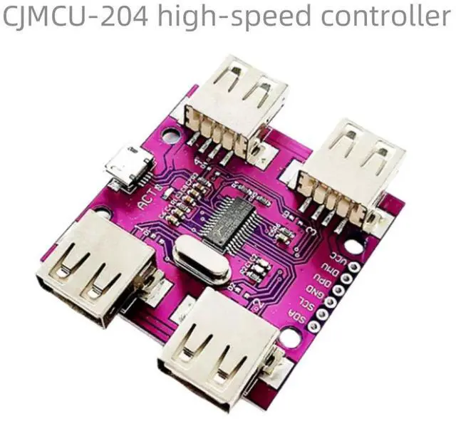 Main image of CJMCU-204 WCMCU-204 High-speed USB 2.0 HUB 4-Port Controller 4-Port USB Hub