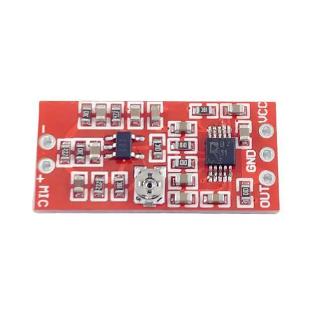 Alt view image 3 of 3 - 1Pcs MAX4466 Electret Microphone Preamplifier Module with SSM2167 Voice Compression Amp Sound Amplifier Board is in stock