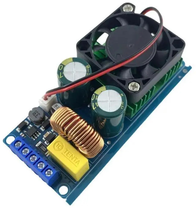 Alt view image 3 of 3 - IRS2092S High power 500W D Class HIFI digital power amplifier board finished mono/Super LM3886 in stock