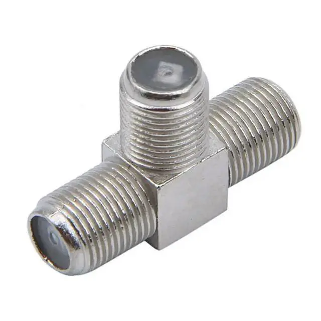 Alt view image 3 of 3 - 20 PCS 2-Way F-Type Combiner TV Coaxial Connectors RF Adapters Joiners