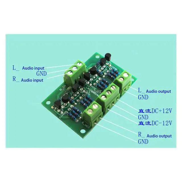 Alt view image 2 of 3 - Nvarcher JFET input Cascoded Buffer Preamp Board Stereo Preamplifier use of 2SK246/2SJ103, C2240/A970 FOR CD player
