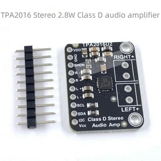 Main image of TPA2016 Stereo 2.8W Class D audio amplifier I2C and AGC control audio module Compact module