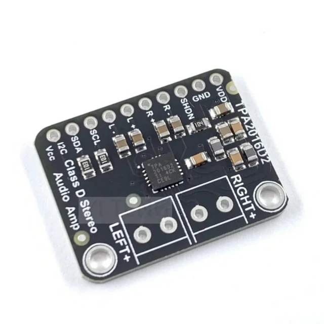 Alt view image 3 of 3 - TPA2016 Stereo 2.8W Class D audio amplifier I2C and AGC control audio module Compact module