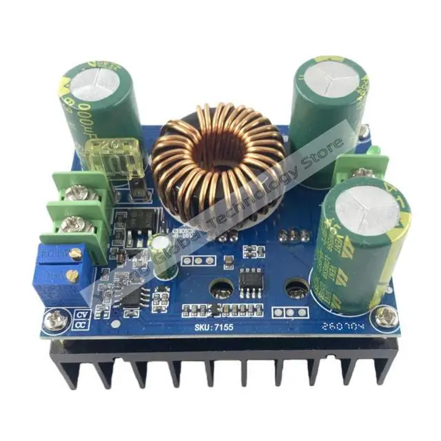 Alt view image 3 of 3 - 600W DC-DC boost module solar notebook power supply 10-60V up 12-80V high-power C6A1 in stock