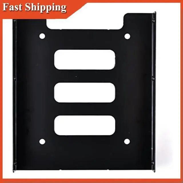 Alt view image 3 of 3 - 2.5 Inch SSD To 3.5 Inch Internal Hard Disk Drive Mounting Kit With SATA Data Cables And Power Cables (2 X SSD Bracket
