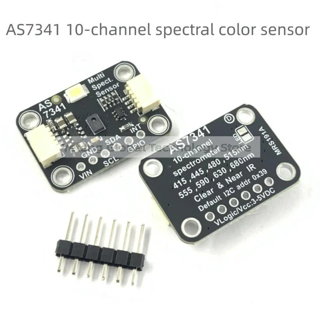 Main image of AS7341 module 10-channel spectral color sensor expansion board - Compatible with STEMMA QT/Qwiic, suitable for