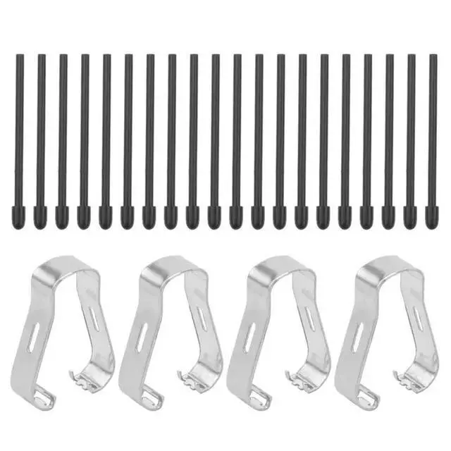 Alt view image 3 of 3 - (120 Pack) Marker Pen Tips/Nibs For Remarkable 2 Stylus Pen Replacement Soft Nibs/Tips Black