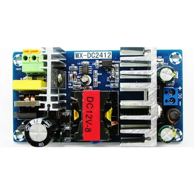 Alt view image 3 of 3 - WX-DC2412 AC 110V 220V To DC 12V 8A 100W Switch Power Supply