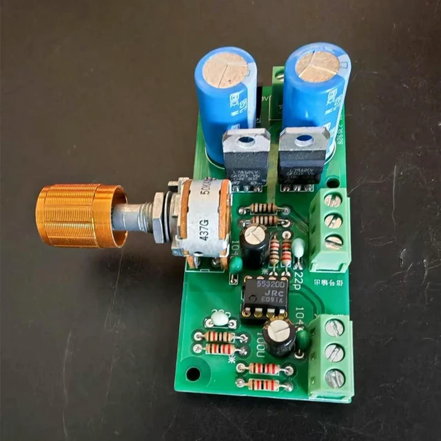 Alt view image 2 of 3 - JRC5532DD operational amplifier + ALPS potentiometer, front stage board, the signal is lossless throughout the process