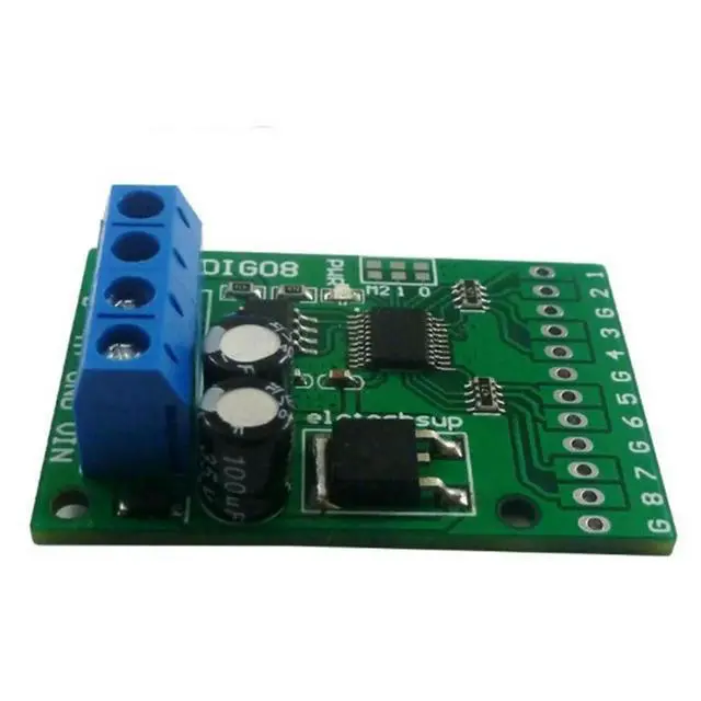 Alt view image 3 of 3 - 3X 8Ch Input/Output Digital Switch TTL Lvttl CMOS RS485 IO Control Module Modbus Rtu Board For PLC Relay, (No Pin)
