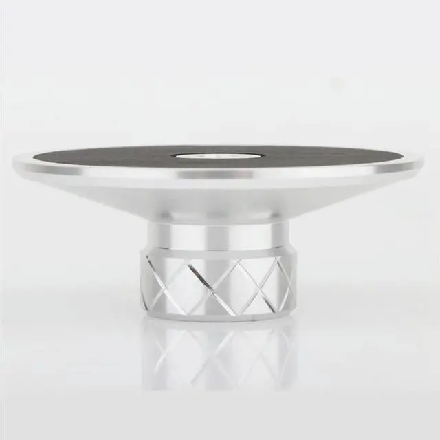 Main image of Vinyl Turntable Weight l Disc Stabilizer Vibration Reducer Record Clamp Turntables Silver Durable Easy Install