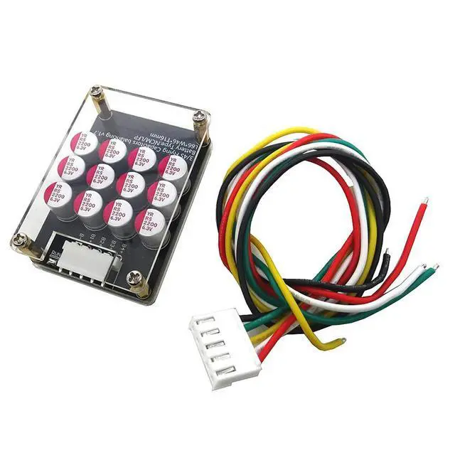 Alt view image 2 of 2 - Active BMS Board Lithium Battery Lifepo4 Battery Equalizer (With Case+Terminal Wire)