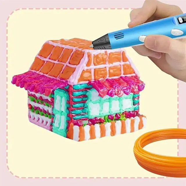 Main image of 3D Pen Filament Refills 10M 1.75 Mm Multi-Type PLA Filament 20 Colors, For Art And Kids, Compatible With Most 3D Pens