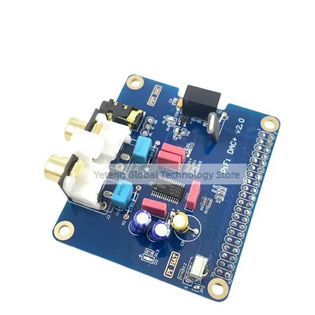 Alt view image 3 of 3 - (1 piecePCM5122 Support Raspberry Pi 2/3 generation B/B+ models with HIFI DAC and sound card featuring I2S interface.