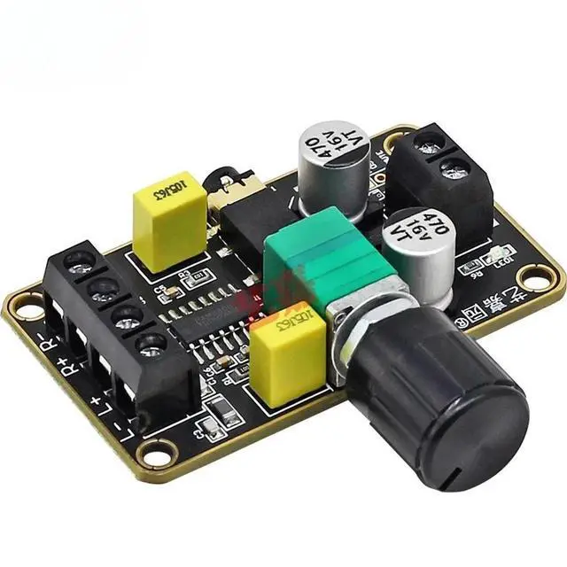 Alt view image 2 of 3 - D-class PAM8406 digital amplifier board DIY small speaker 5W+5W dual channel stereo 5V power amplification module