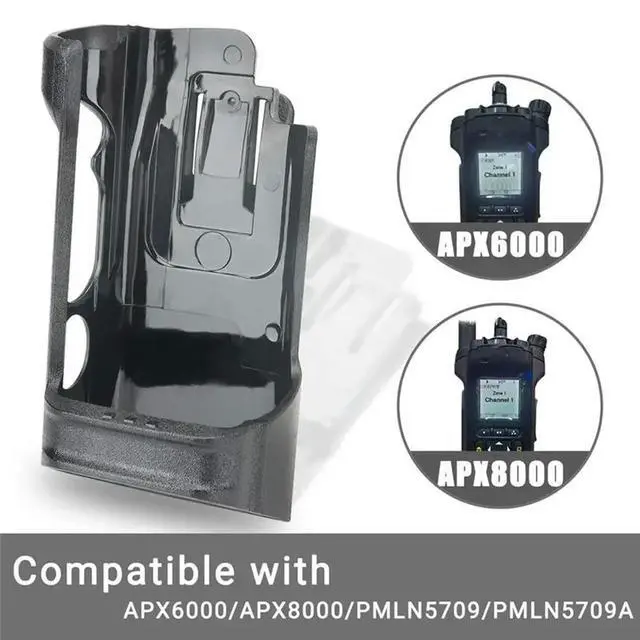 Alt view image 3 of 3 - For APX6000 APX8000 PMLN5709 PMLN5709A Holder APX6000 APX8000 Intercom Back Clip Forpmln5709a PMLN5709 Waist
