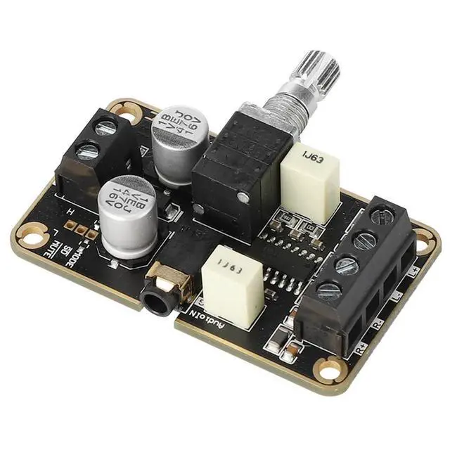 Alt view image 2 of 3 - PAM8406 digital amplifier board DIY small speaker 5W+5W dual channel stereo D-class 5V power amplification module
