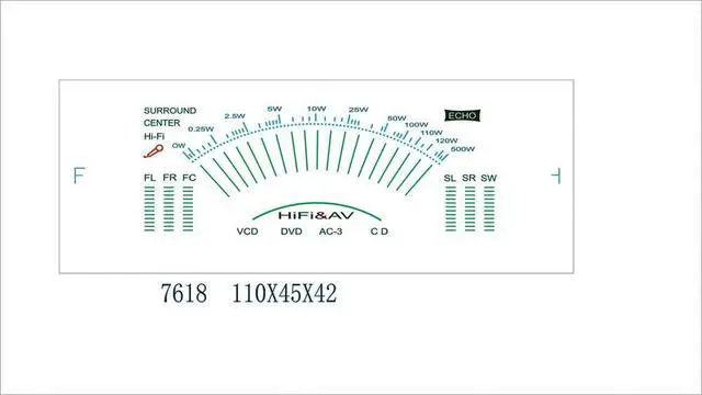 Alt view image 3 of 3 - Nvarcher Multimedia VFD Fluorescent Display Kit For Speakers and Amplifiers