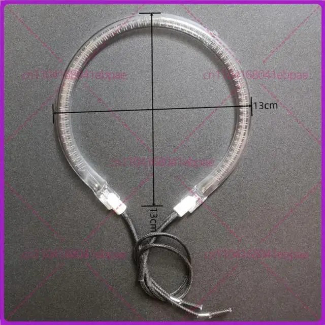 Main image of 220 Voltage Convection oven parts air fryer parts round glass heating tube13cm 1200W