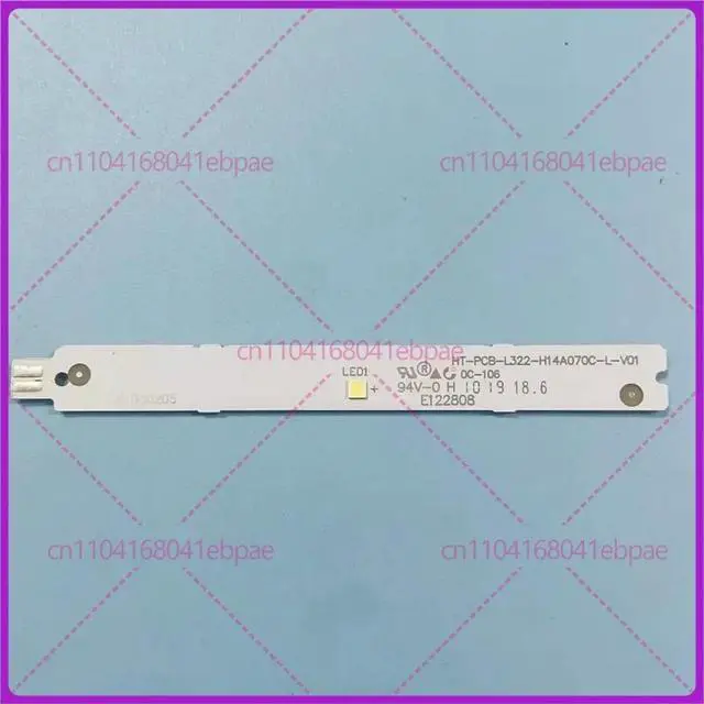 Alt view image 2 of 3 - 3V BSH 9001030205 Refrigeration Lighting LED Strip For Siemens Bosch Refrigerator Parts