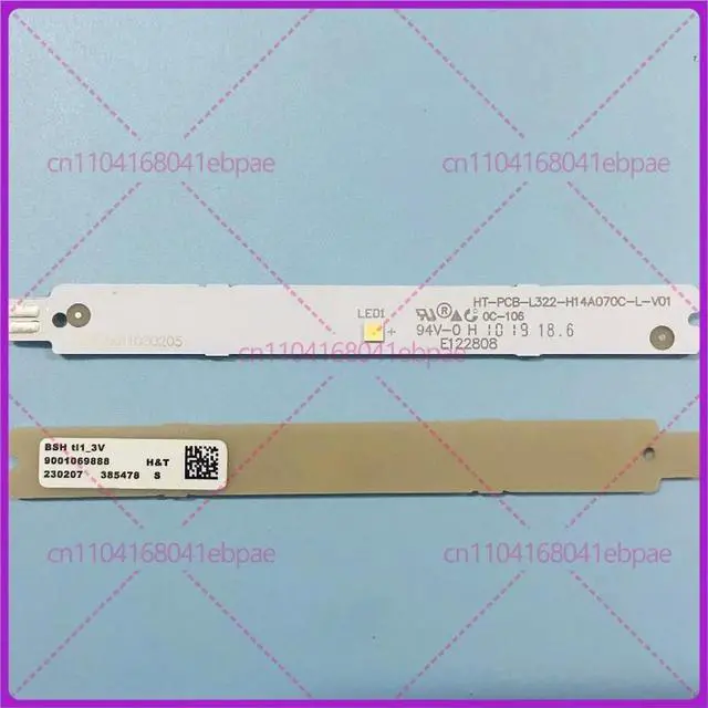 Alt view image 3 of 3 - 3V BSH 9001030205 Refrigeration Lighting LED Strip For Siemens Bosch Refrigerator Parts
