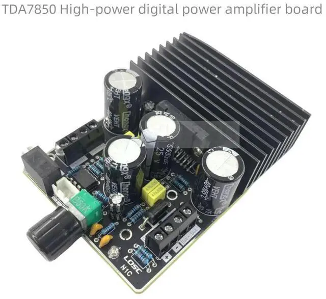 Main image of 1Pcs TDA7850 High-power digital power amplifier board Class AB Vehicle power amplifier module 2.1 channel 80Wx2+120W dc9-18V