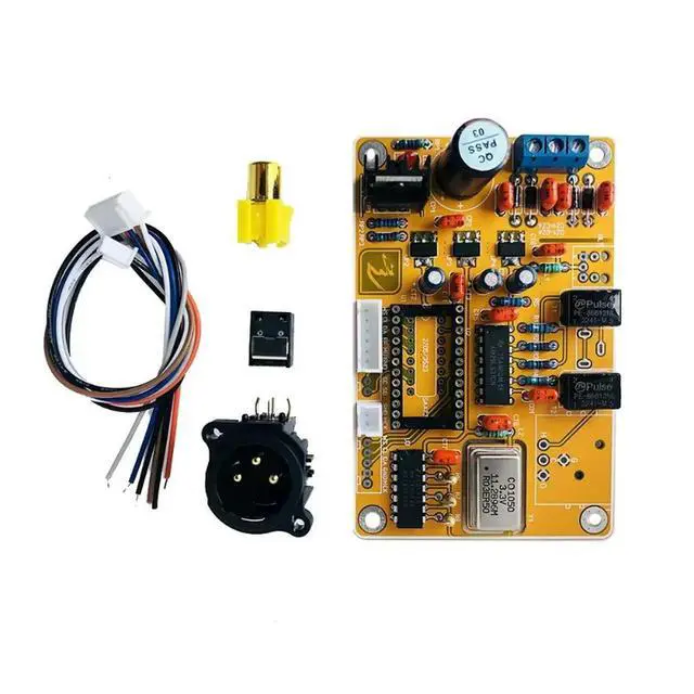 Alt view image 3 of 3 - Nvarcher CDM4-310 coaxial output IIS to optical balanced with clock 310 board conversion SAA7220