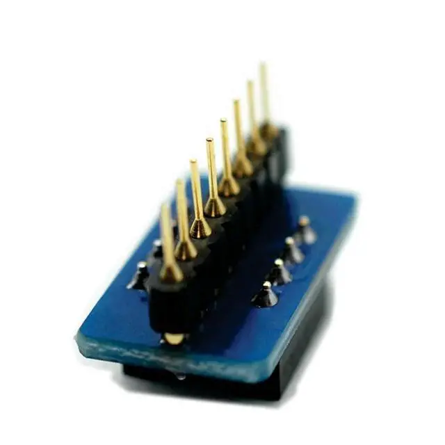 Alt view image 2 of 3 - SIP8 TO DIP8, Single Row 8 Operational Amplifier to Dual Row Operational Amplifier PCB