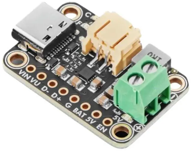 Main image of bq25185 USB/DC/Solar Charger with 5V Boost Board Compact module