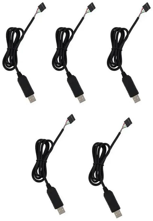 Main image of 5X 6Pin Ftdi Ft232rl Module For USB To Ttl Uart Serial Wire Adapter Rs232 Download Cable Module Led Indicator