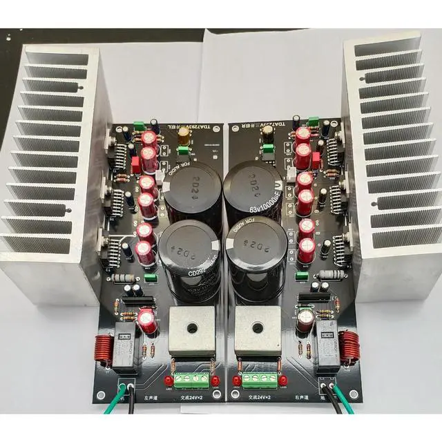 Alt view image 2 of 3 - TDA7293V triple parallel high power, extremely high fever, no bottom noise, mirror symmetric PCB