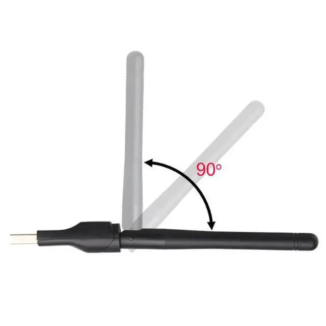 Alt view image 3 of 3 - 10X MT7601 Chip 150Mbps USB Antenna 2.4Ghz Network Adapter Rotatable USB2.0 For Satellite Receiver