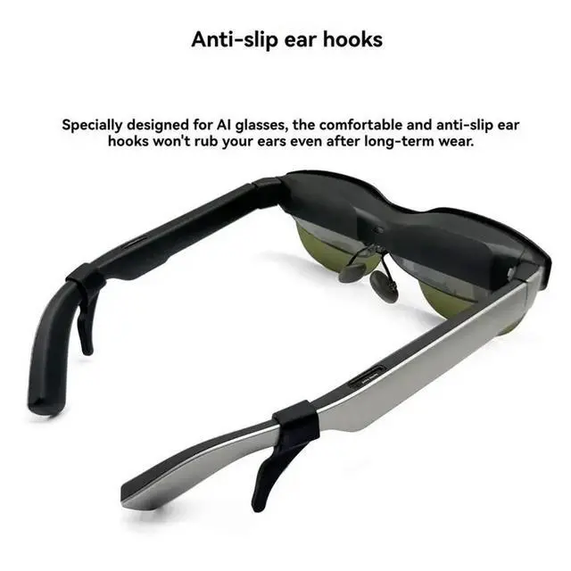 Alt view image 2 of 3 - Silicone Anti-Slip Ear Hook Glasses For Thunderbird Air4/Xreal One/VR Accessories-4PCS Leg Ear Grip Eyeglasses