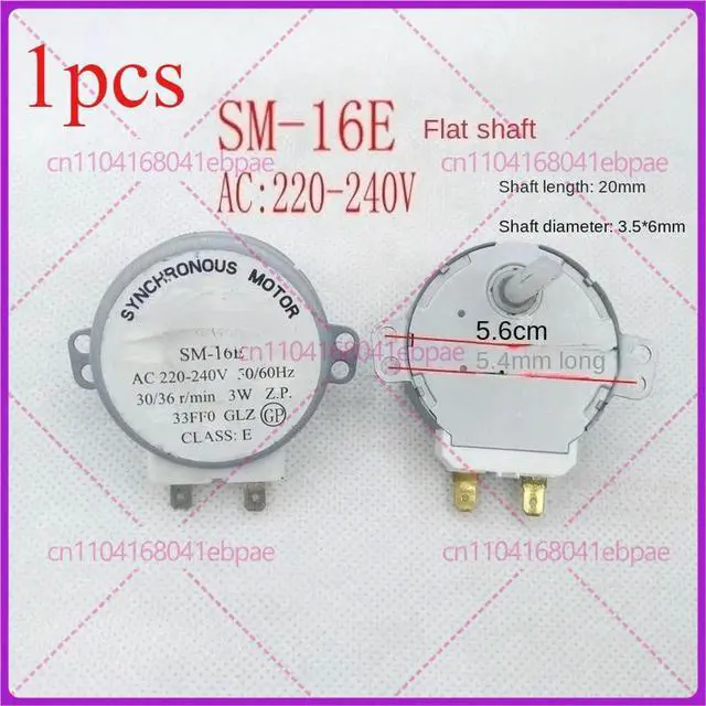 Alt view image 3 of 3 - SM-16E Synchronous motor for Glanz Microwave Oven 220V 3W