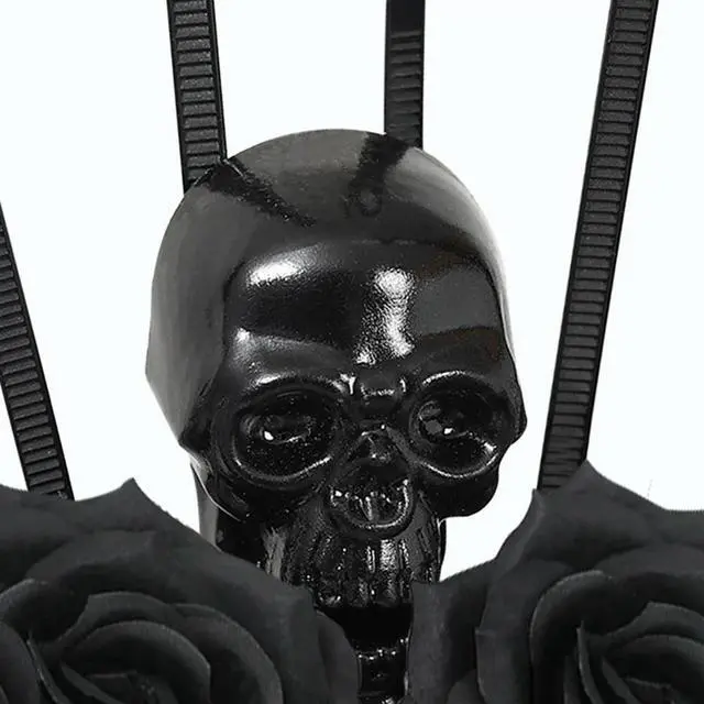 Alt view image 3 of 3 - AT9-Halloween Skull Headband Cosplay Dress Up Accessories Goth Queen Hair Accessories