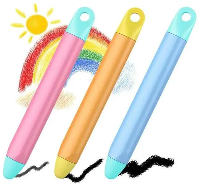 Main image of For Kids Stylus Pen 3PCS Silicone Multifunctional Touch Screen Rubber Tip Kid-Friendly Safe Stylus Pen For Kids Tablet