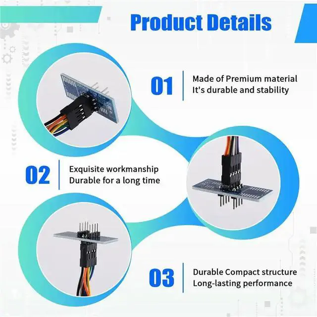 Alt view image 3 of 3 - JSPI1 Programmer For Flashing Motherboard For BIOS Free Chip Removal Adapter Machine Cable Fresh BIOS Kit Cable