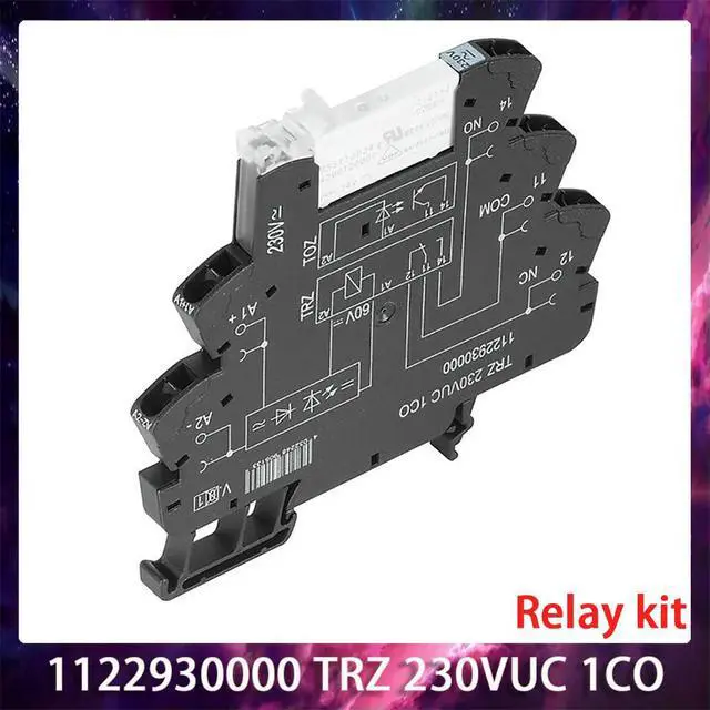 Alt view image 2 of 3 - 1122930000 TRZ 230VUC 1CO Relay kit AgNi Contact Point
