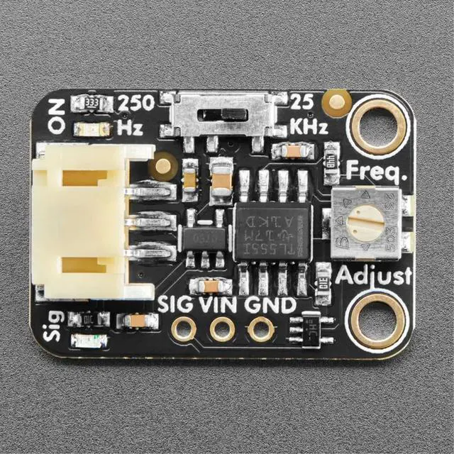 Alt view image 3 of 3 - 5963 Adafruit 555 PWM Output STEMMA - 1.5K~25 KHz or 1.5~250 Hz - STEMMA JST PH 2mm