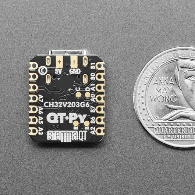 Alt view image 2 of 3 - 5996 QT Py CH32V203 Dev Board with STEMMA QT FOR Adafruit