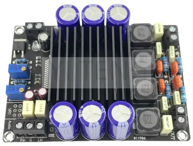 Alt view image 2 of 3 - STA508 digital power amplifier board fever level 80W*2 super power outdoor square dance trolley box audio power amplifier 12-30V