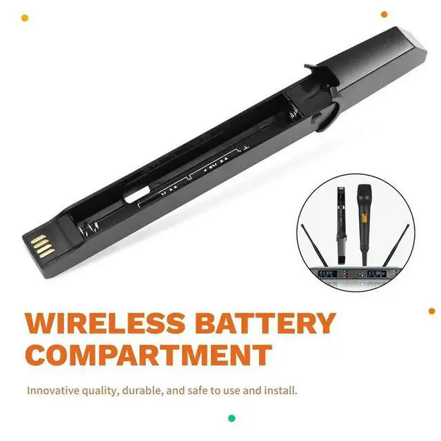 Alt view image 2 of 3 - For SKM9000 Compatible Compartment Replacement For Handheld Microphones
